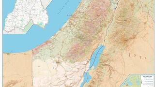 המפה שתתלה עיריית תל אביב יפו