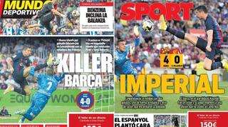 כותרות העיתונים בספרד