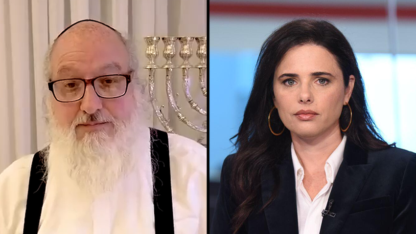 Pollard calls on public to vote for Shaked in November elections (Photo: Kobi Kuankes) יונתן פולרד קורא להצביע לאיילת שקד בבחירות