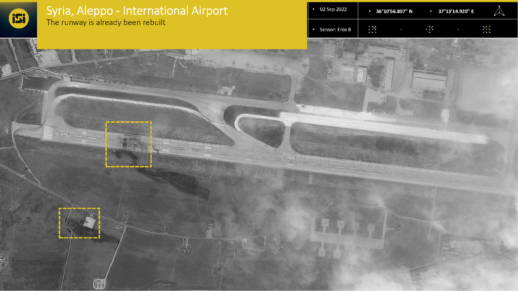 תקיפה בחלב  סוריה, דוח מודיעין של חברת אימג'סאט אינטרנשיונל