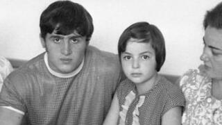 הייתה בת שמונה כשנרצח. טלי סלבין עם אחיה מרק ז"ל