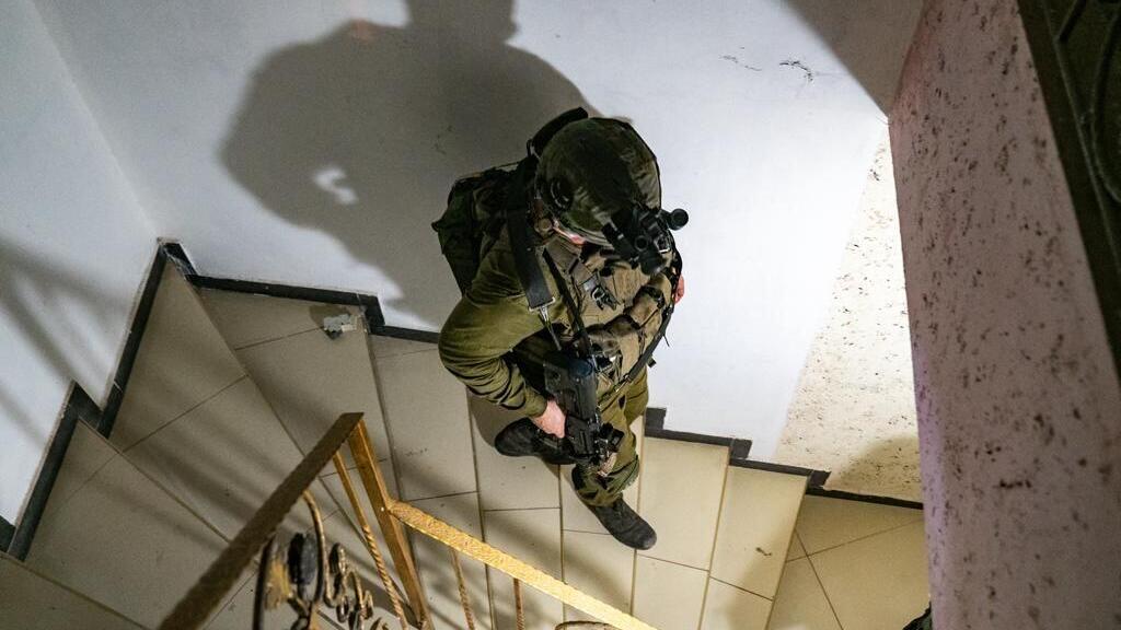 IDF soldier operating in the West Bank (Photo: IDF Spokesperson's Unit) תיעוד מפעילות הכוחות