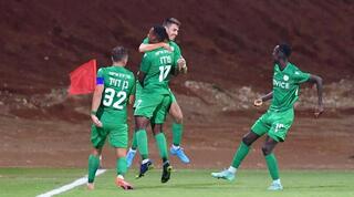 שחקני הפועל כפר סבא חוגגים