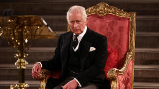 מלך בריטניה צ'רלס השלישי בפרלמנט הבריטי ארמון ווסטמינסטר