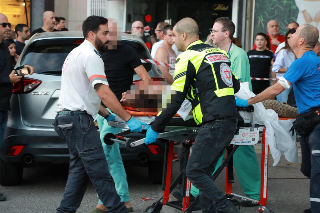 זירת תאונת הדרכים הקשה בכיכר המדינה