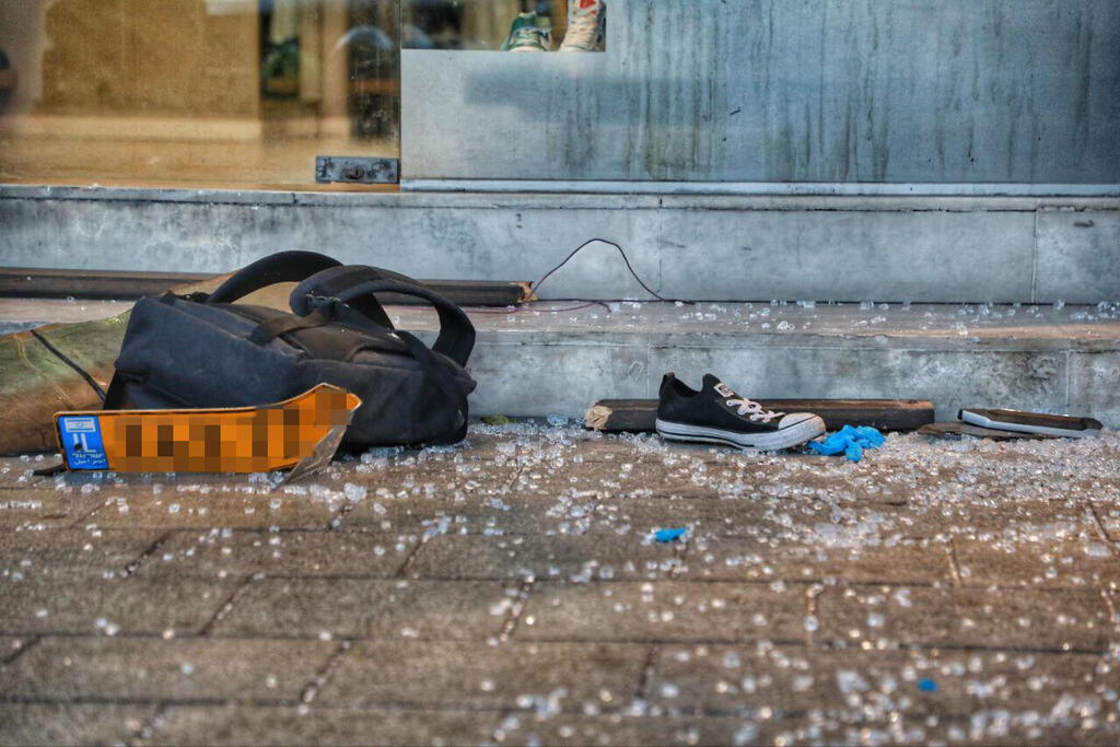 זירת תאונת הדרכים הקשה בכיכר המדינה
