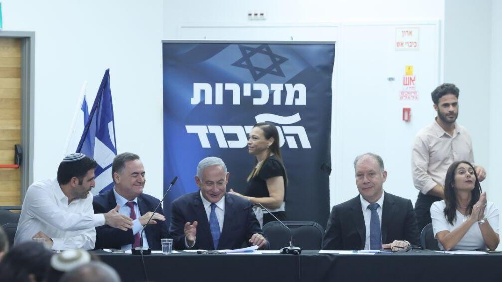 בנימין נתניהו וישראל כץ
