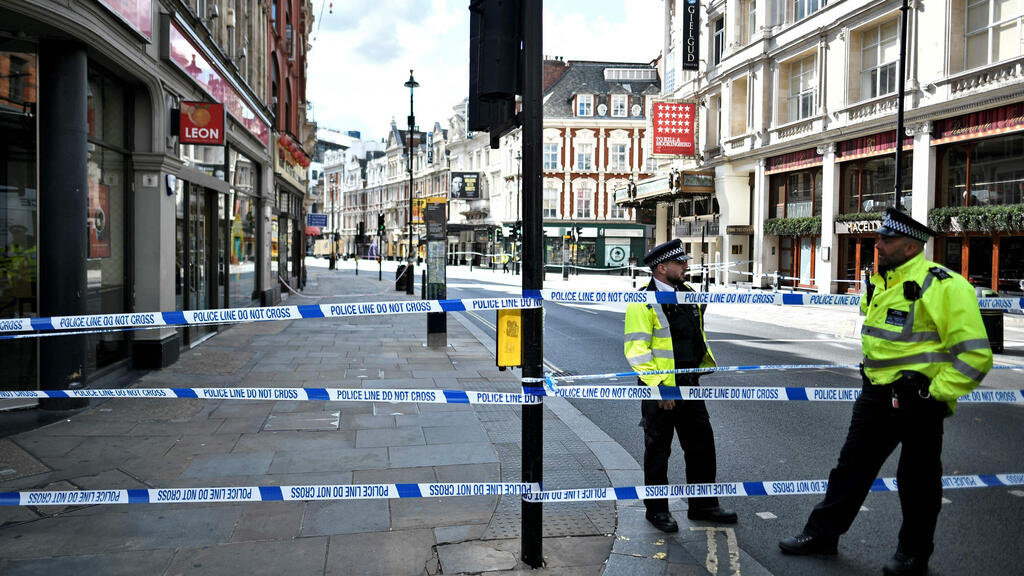 Блокированная улица в Лондоне (Фото: AFP) אבטחה בלונדון