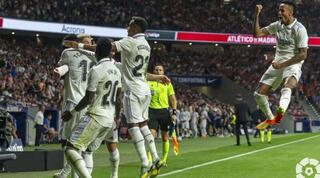 שחקני ריאל מדריד חוגגים