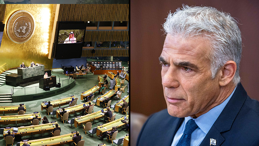    Яир Лапид выступит на Генассамблее ООН 