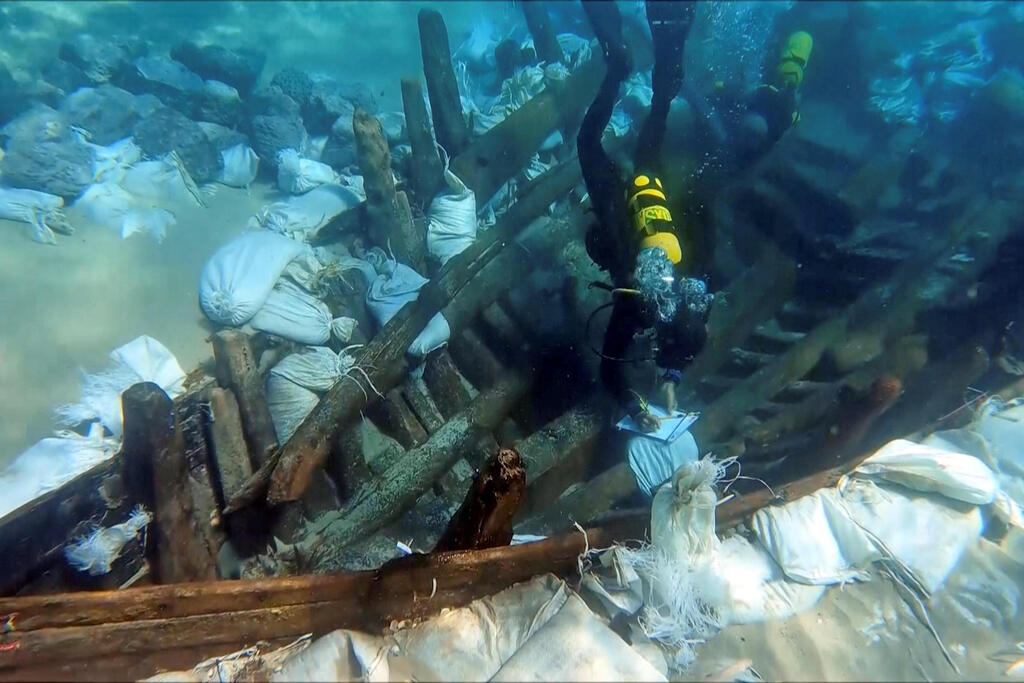 25-metre cargo ship from the 7th or 8th century AD found off the Israeli coast 