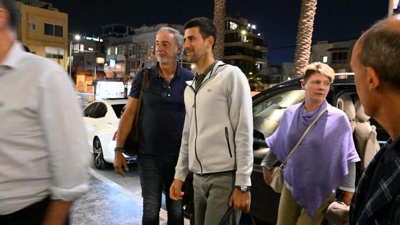 Novak Djokovic in Tel Aviv 