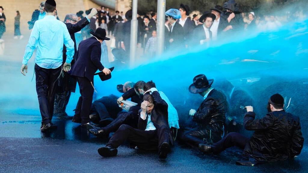 הפגנת החרדים בירושלים בשל מעצר עריק