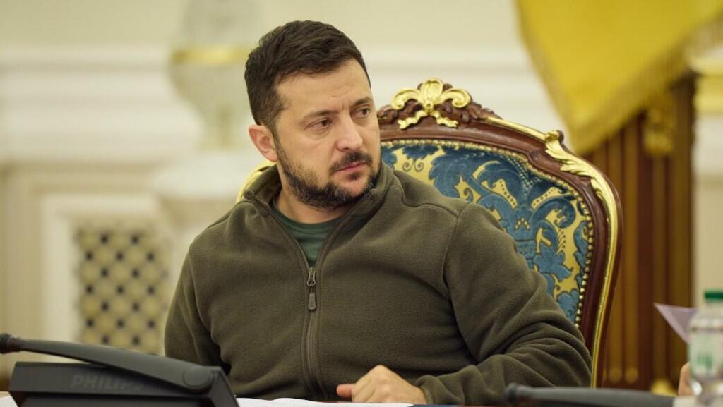 Владимир Зеленский на заседании СНБО
