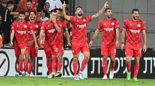 שחקני הפועל באר שבע חוגגים