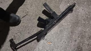 הנשק שנתפס על החשוד מג'סר א-זרקא, שנפצע קשה מירי השוטרים