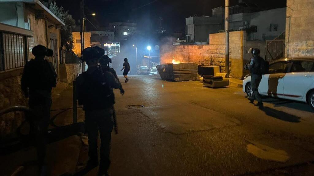 פעילות המשטרה בפיזור הפרות הסדר במזרח ירושלים