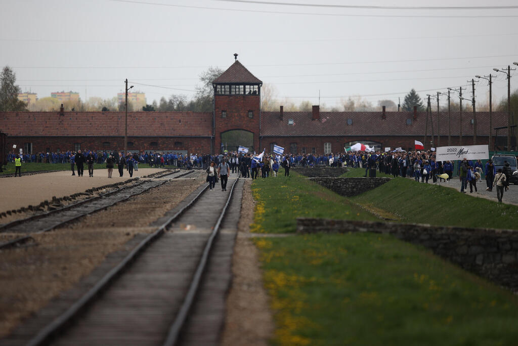 The Auschwitz concentration camp 