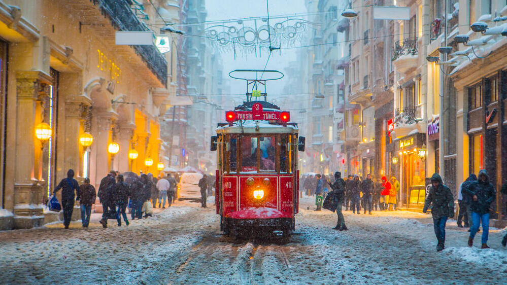 איסטנבול בחורף