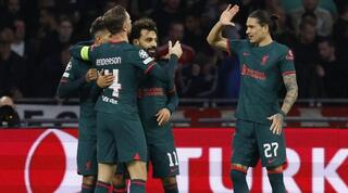 שחקני ליברפול חוגגים