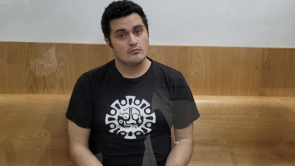 Radeon Shechavlev in court (Photo: Nachum Segal) הארכת מעצר רדיאון שצ'בלב