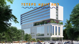 הדמיה של פרויקט "מעונות הסטודנטים" בעיר התחתית בחיפה