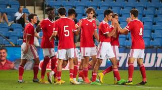 שחקני בנפיקה ליסבון חוגגים