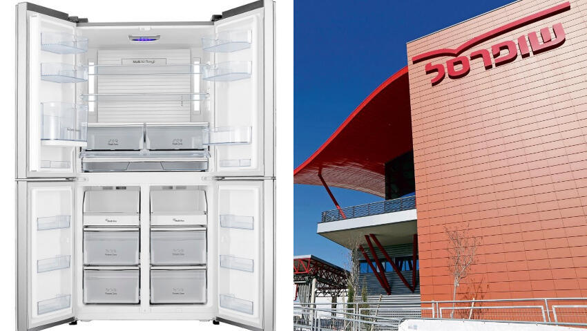 Холодильник. Склад компании "Шуферсаль" (Фото: пресс-служба компании Hisense, Амит Шааль) שופרסל