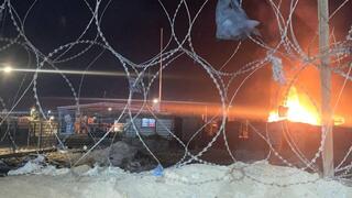המקום בו התבצעה התקיפה המיוחסת לאמריקאים בגבול סוריה- עיראק