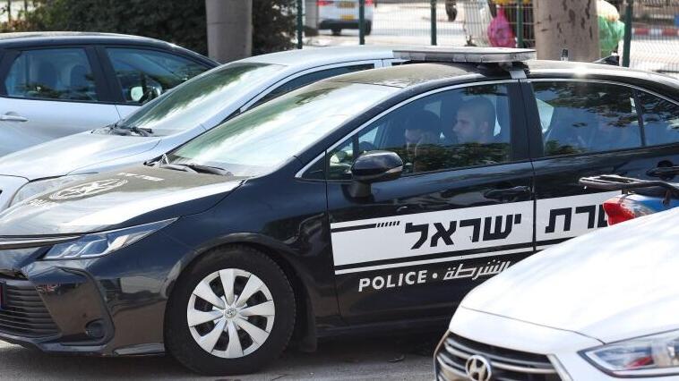 An Israel Police car (Photo: Shahar Gross) An Israel Police car