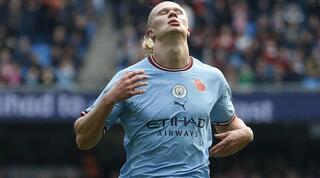 ארלינג הולאנד מתוסכל