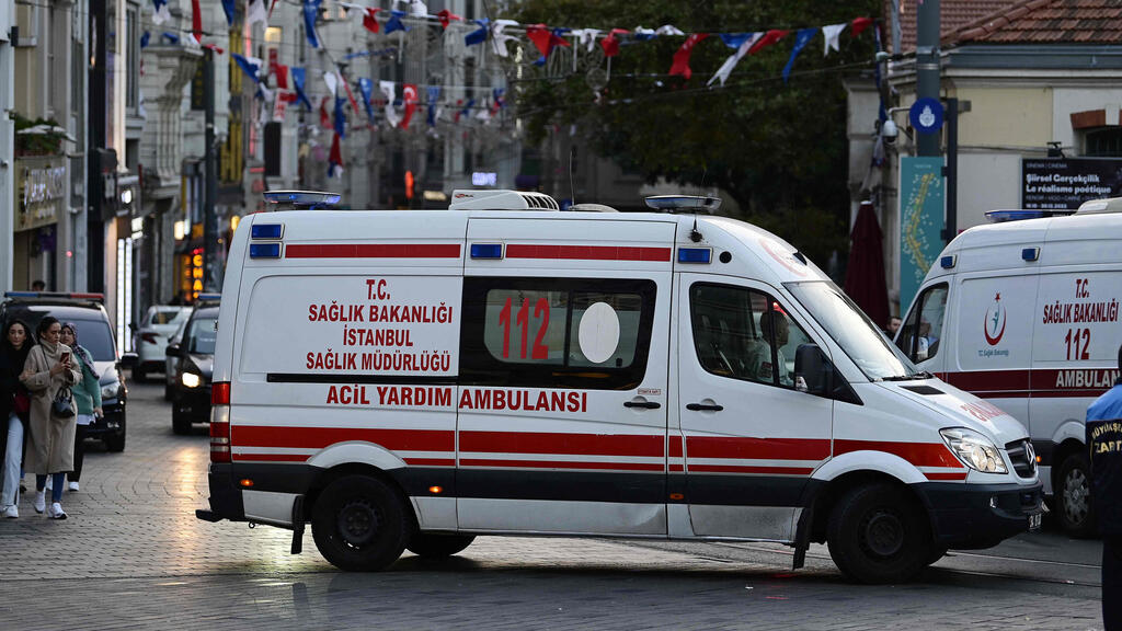 זירת הפיצוץ באיסטנבול