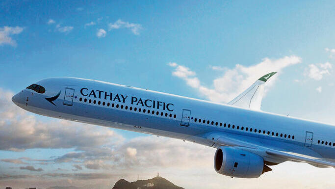 Cамолет компании Cathay Pacific