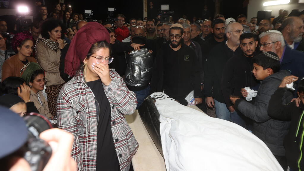 הלווית תמיר אביחי ז"ל הרוג פיגוע באריאל