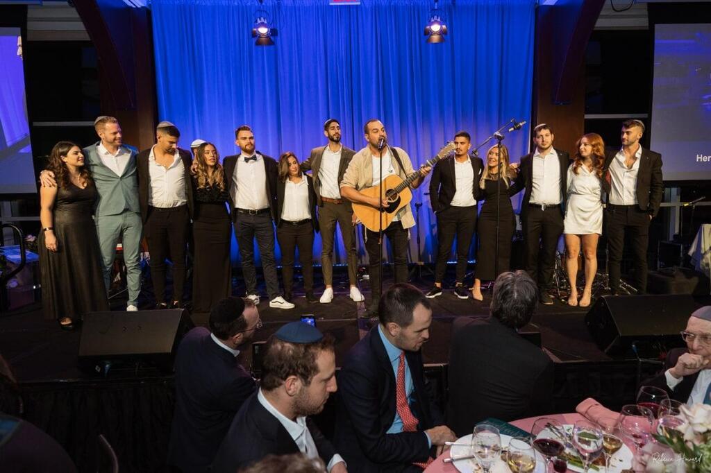 Belev Ehad event in New York, in support of the IDF
