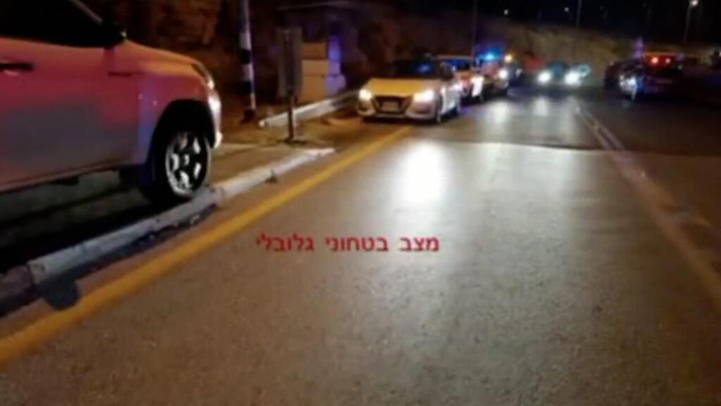 Место происшествия זירת האירוע בתחנת הדלק