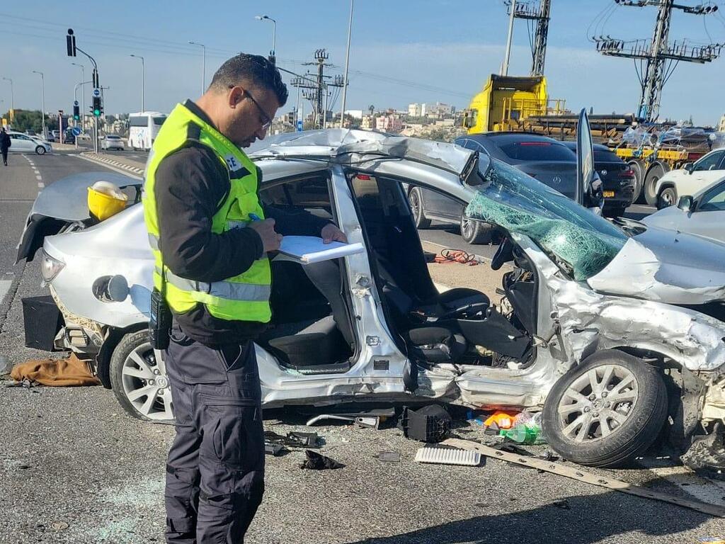 זירת התאונה