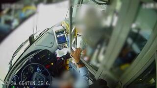 נהג אוטובוס הותקף על ידי נוסע ביקנעם