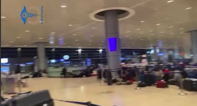 נתב"ג טרמינל 3 גנבי רכב פריצת מחסום דרמה