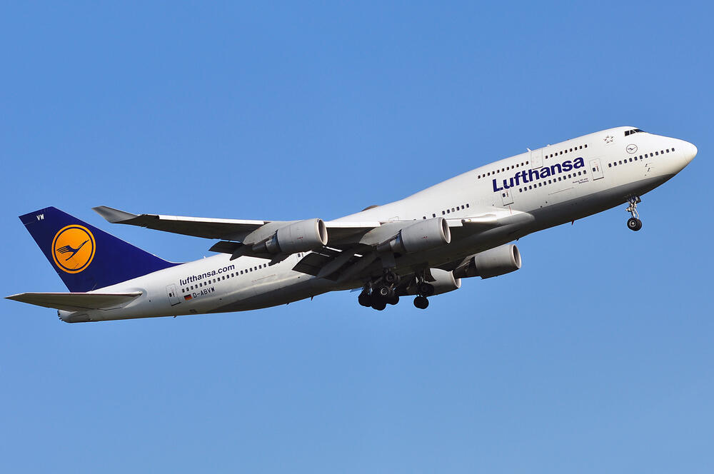 מטוס בואינג 747 של חברת לופטהנזה