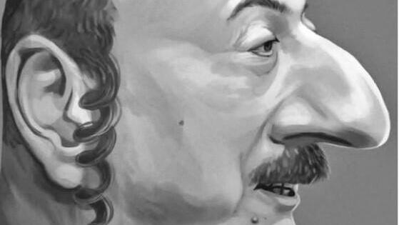 В Иране президента Азербайджана изображают как "еврея с пейсами"