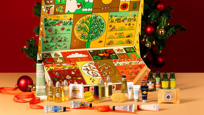 Адвент-календарь L'Occitane с 24 сюрпризами Адвент-календарь L'Occitane с 24 сюрпризами