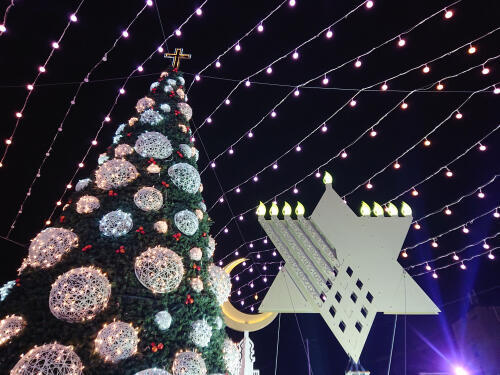 Елка в Хайфе 