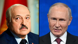 נשיא רוסיה ולדימיר פוטין נשיא בלארוס אלכסנדר לוקשנקו