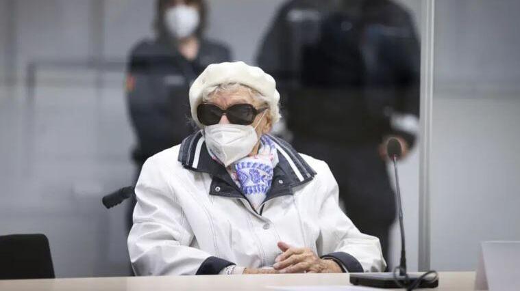 The at this time 96-year-old defendant Irmgard Furchner sits in the courtroom at the beginning of the trial day in Itzehoe, Germany, Tuesday (Photo: Christian Charisius/Pool via AP, File) The at this time 96-year-old defendant Irmgard F. sits in the courtroom at the beginning of the trial day in Itzehoe, Germany, Tuesday, Nov. 9, 2021