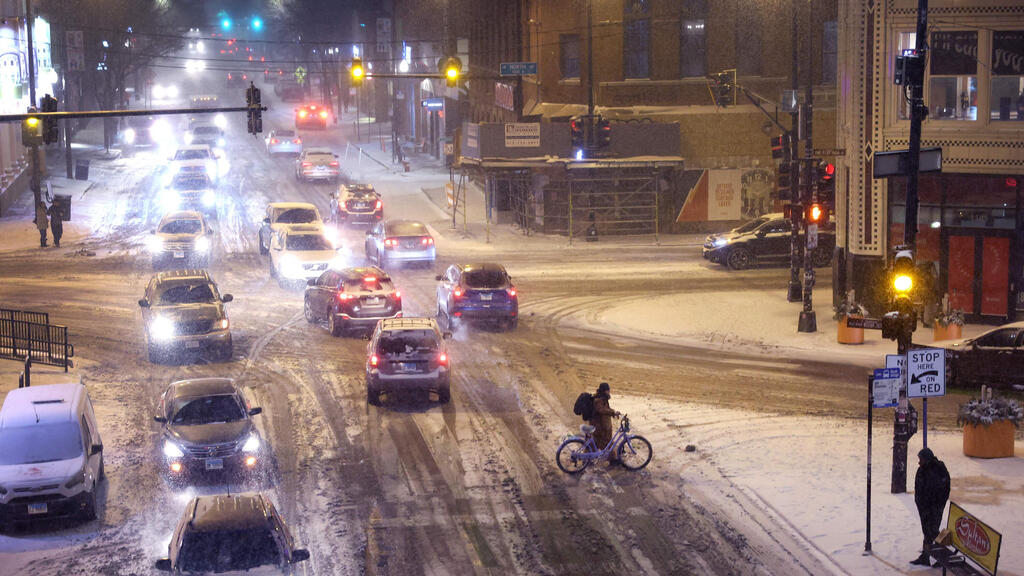 שלג בשיקגו