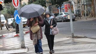 גשם בתל אביב