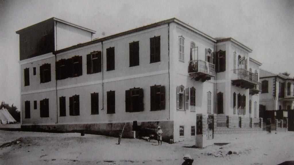מלון אלקונין תל אביב ב-1913