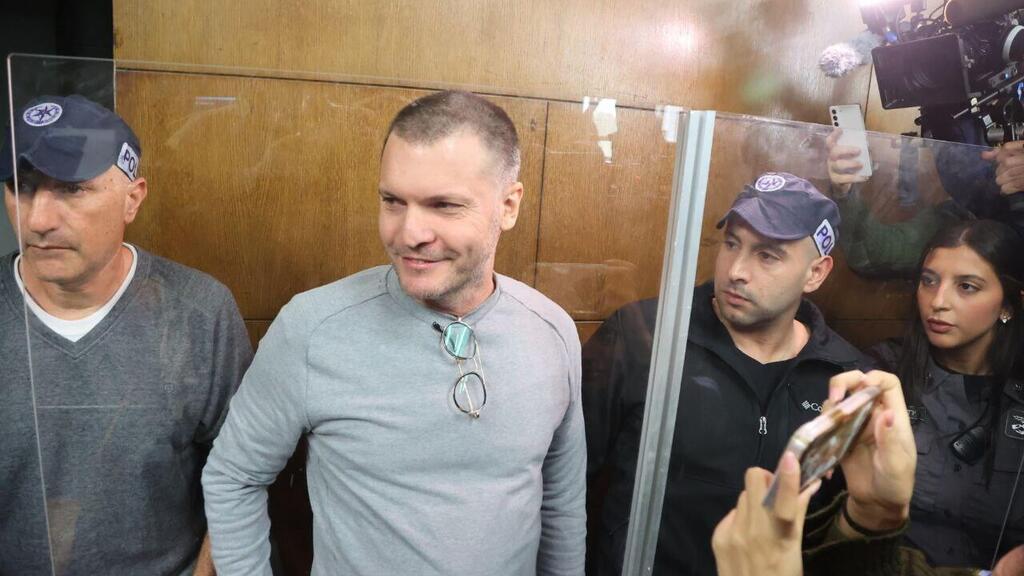 Шай Авиталь в зале суда (Фото: Моти Кимхи) שי אביטל בבית המשפט