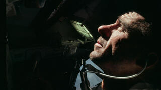וולטר קנינגהם במהלך משימת אפולו 7